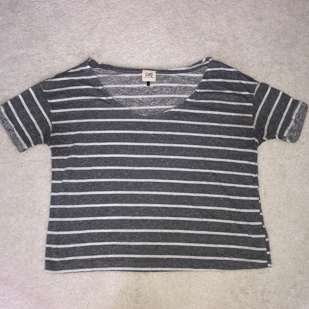 Striped crop top